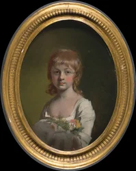 Girl with a Bouquet of Flowers
